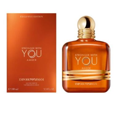 Armani Beauty Men's Stronger With You Amber 100ml - Armani Beauty