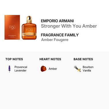 Armani Beauty Men's Stronger With You Amber 100ml - Armani Beauty