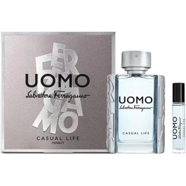 Salvatore Ferragamo Set Ferragamo Uomo Casual Life EDT 100ML + EDT 10ML - Salvatore Ferragamo