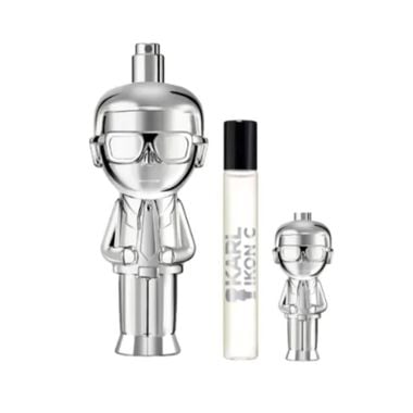 Karl Lagerfeld Ikonik Man Gift Set (EDP 100ML + Mini 7.5ML + Shower Gel 45ML) - Karl Lagerfeld