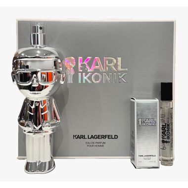 Karl Lagerfeld Ikonik Man Gift Set (EDP 100ML + Mini 7.5ML + Shower Gel 45ML) - Karl Lagerfeld