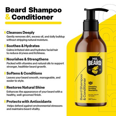 Mr Beard Beard Shampoo & Conditioner - 300ml - Mr Beard