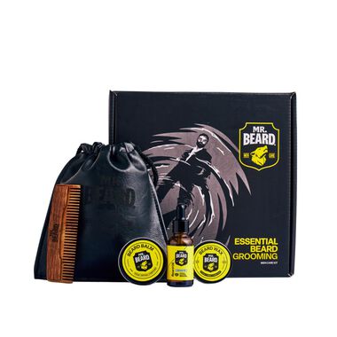 Mr Beard Essential beard grooming kit unscented - Mr Beard
