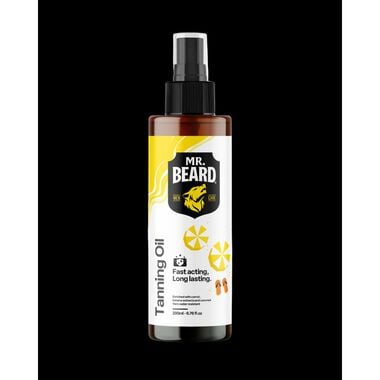 Mr Beard Glow & Nourish Bundle Tanning Oil + Hair Food - Mr Beard