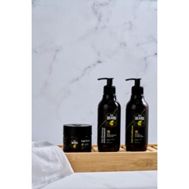Mr Beard Elite Hair Care Bundle Hair Food + Hair Shampoo + Hair Conditioner - Mr Beard