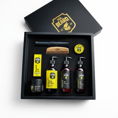 Mr Beard Mega Grooming Kit – Complete Hair & Beard Care-Lumberjack. - Mr Beard