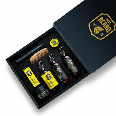 Mr Beard Mega Grooming Kit – Complete Hair & Beard Care-Lumberjack. - Mr Beard