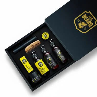 Mr Beard Mega Grooming Kit – Complete Hair & Beard Care-Unscented - Mr Beard
